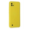 Mey İthalat®  Realme C11 2021 Kılıf Nano içi Kadife Silikon - Sarı