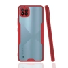 Mey İthalat®  Realme C11 2021 Kılıf Platin Silikon - Kırmızı