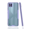 Mey İthalat®  Realme C11 2021 Kılıf Platin Silikon - Lila