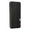 Mey İthalat®  Realme C11 Kılıf Loop Deri Silikon - Siyah