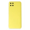Mey İthalat®  Realme C11 Kılıf Nano içi Kadife Silikon - Sarı