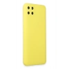 Mey İthalat®  Realme C11 Kılıf Nano içi Kadife Silikon - Sarı