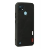 Mey İthalat®  Realme C21 Kılıf Loop Deri Silikon - Siyah
