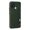 Mey İthalat®  Realme C21 Kılıf Loop Deri Silikon - Yeşil