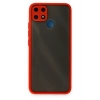 Mey İthalat®  Realme C25 Kılıf Montreal Silikon Kapak - Kırmızı