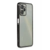 Mey İthalat®  Realme C35 Kılıf  Lensli Silikon - Siyah