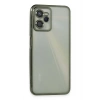 Mey İthalat®  Realme C35 Kılıf  Lensli Silikon - Yeşil