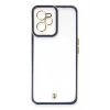 Mey İthalat®  Realme C35 Kılıf Liva Lens Silikon - Mavi