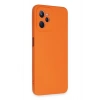 Mey İthalat®  Realme C35 Kılıf Nano içi Kadife Silikon - Turuncu