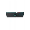 Mey İthalat®  Realme C53 Kılıf Montreal Yüzüklü Silikon Kapak - Yeşil