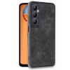 Mey İthalat®  Realme C65 Kılıf Aras Deri Kapak - Siyah