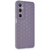 Mey İthalat®  Realme C65 Kılıf Petek Silikon Kapak - Lila