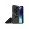 Mey İthalat®  Realme C75 4G Kılıf Montreal Yüzüklü Silikon Kapak - Siyah