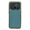 Mey İthalat®   Redmi 10C Kılıf  Lensli Silikon - Yeşil