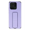 Mey İthalat®   Redmi 10C Kılıf Mega Standlı Silikon - Lila