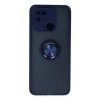 Mey İthalat®   Redmi 10C Kılıf Montreal Yüzüklü Silikon Kapak - Lacivert