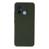 Mey İthalat®   Redmi 12C Kılıf Nano içi Kadife Silikon - Koyu Yeşil