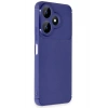 Mey İthalat®   Redmi 13 4G Kılıf Auto Focus Karbon Kapak - Lacivert