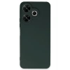 Mey İthalat®   Redmi 13 4G Kılıf First Silikon - Koyu Yeşil