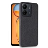 Mey İthalat®   Redmi 13C Kılıf Aras Deri Kapak - Siyah