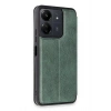Mey İthalat®   Redmi 13C Kılıf Flip Cover - Koyu Yeşil