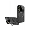 Mey İthalat®   Redmi 13C Kılıf Joy Lens Standlı Kapak - Siyah