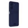 Mey İthalat®   Redmi 13C Kılıf Kelvin Kartvizitli Silikon - Lacivert