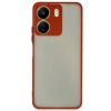 Mey İthalat®   Redmi 13C Kılıf Montreal Silikon Kapak - Kırmızı