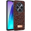 Mey İthalat®   Redmi 14C Bright Simli Kapak - Derin Mor