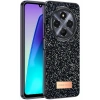 Mey İthalat®   Redmi 14C Bright Simli Kapak - Siyah