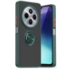 Mey İthalat®   Redmi 14C Kılıf Montreal Yüzüklü Silikon Kapak - Yeşil