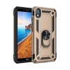 Mey İthalat®   Redmi 7A Kılıf Sofya Yüzüklü Silikon Kapak - Gold