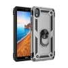 Mey İthalat®   Redmi 7A Kılıf Sofya Yüzüklü Silikon Kapak - Gümüş