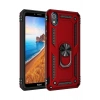 Mey İthalat®   Redmi 7A Kılıf Sofya Yüzüklü Silikon Kapak - Kırmızı