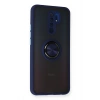 Mey İthalat®   Redmi 9 Kılıf Montreal Yüzüklü Silikon Kapak - Lacivert