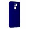 Mey İthalat®   Redmi 9 Kılıf Nano içi Kadife Silikon - Lacivert