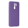 Mey İthalat®   Redmi 9 Kılıf Nano içi Kadife Silikon - Mor