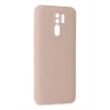 Mey İthalat®   Redmi 9 Kılıf Nano içi Kadife Silikon - Pudra