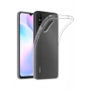 Mey İthalat®   Redmi 9A Kılıf Lüx Şeffaf Silikon - Şeffaf