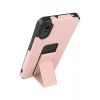 Mey İthalat®   Redmi 9A Kılıf Mega Standlı Silikon - Pudra