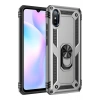 Mey İthalat®   Redmi 9A Kılıf Sofya Yüzüklü Silikon Kapak - Gümüş