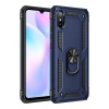 Mey İthalat®   Redmi 9A Kılıf Sofya Yüzüklü Silikon Kapak - Lacivert