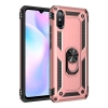 Mey İthalat®   Redmi 9A Kılıf Sofya Yüzüklü Silikon Kapak - Rose