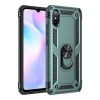 Mey İthalat®   Redmi 9A Kılıf Sofya Yüzüklü Silikon Kapak - Yeşil