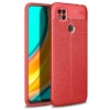 Mey İthalat®   Redmi 9C Kılıf Auto Focus Kapak - Kırmızı
