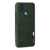 Mey İthalat®   Redmi 9C Kılıf Loop Deri Silikon - Yeşil