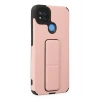 Mey İthalat®   Redmi 9C Kılıf Mega Standlı Silikon - Pudra