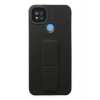 Mey İthalat®   Redmi 9C Kılıf Mega Standlı Silikon - Siyah