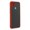 Mey İthalat®   Redmi 9C Kılıf Montreal Silikon Kapak - Kırmızı