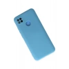 Mey İthalat®   Redmi 9C Kılıf Nano içi Kadife Silikon - Mavi